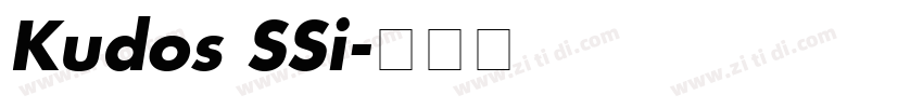 Kudos SSi字体转换